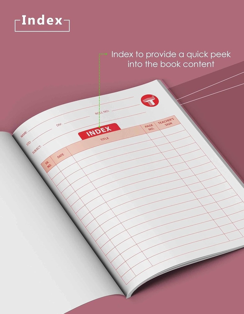 Single Line Notebook 160 Pages (Pack Of 6)