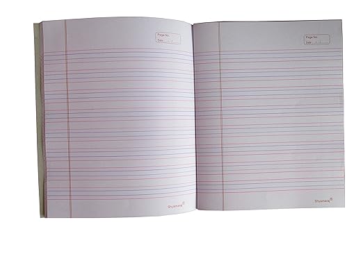 Four Line Notebook 160 Pages (Pack Of 6)