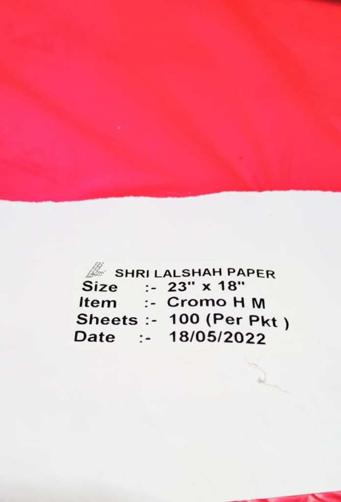 Hotmelt Sticker 18x23 -75/80 Gsm 100 Sheet Price & Package