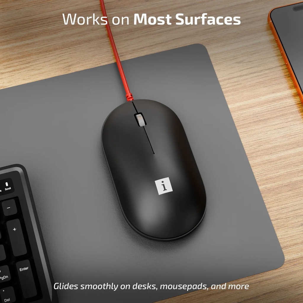 iball Glidr 101 Wired Optical USB Mouse