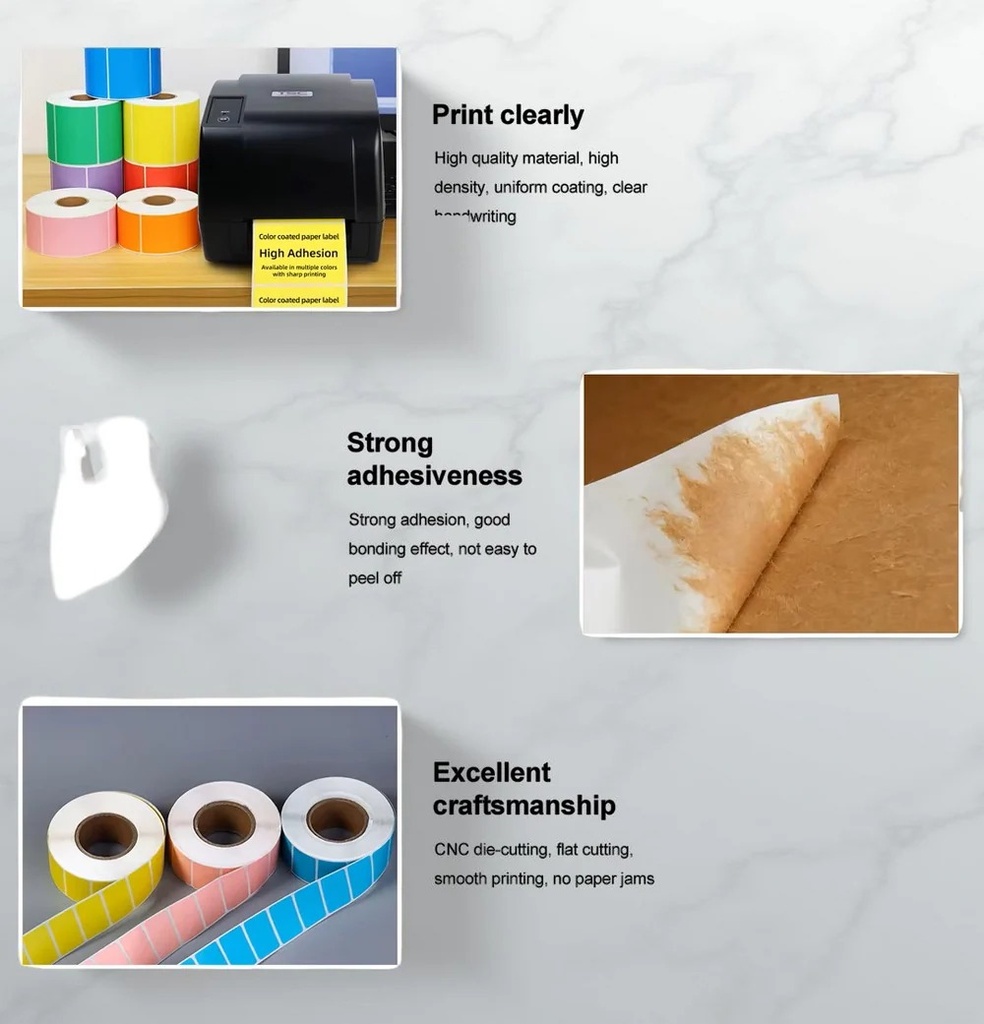 Ribbon Barcode Label Roll 1.5x2.5 Inch (40mmx60mm / 2up) 1260 Label