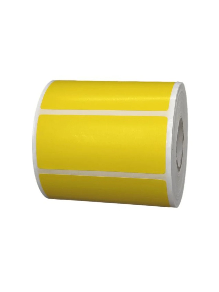 Ribbon Barcode Label Roll Lemon Yellow 2.8x1.2 Inch (70mmx30mm / 1up) 1515 Label