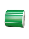 Ribbon Barcode Label Roll Green 2.8x1.2 Inch (70mmx30mm / 1up) 1515 Label