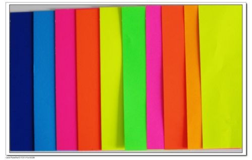Premium Fluorescent Paper Yellow Colour Double Sided 25x36 / 80 Gsm