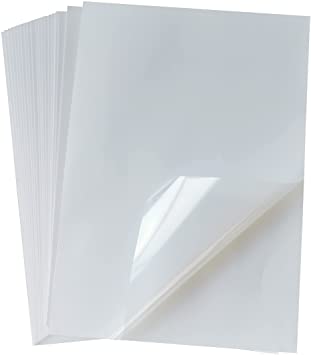 Transparent Sticker Plastic 20x30 - 80 Micron " 125 Micron Silicon 100 Sheet Price & Package