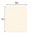 Texture Mount Board Sheet 450 Gsm 15x20 Inch (Pack Of 10)