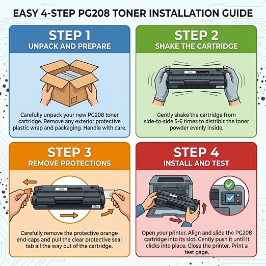 Image King Compatible Laser Toner Cartridge PC 208