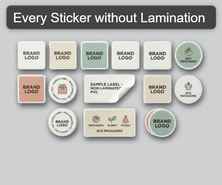 Avery Denison Sticker Without Lamination Multi Colour Print 1000 Pcs (Per Square Inch Rate)