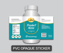 PVC Opaque Sticker Multi Colour Print 1000 Pcs (Per Square Inch Rate)