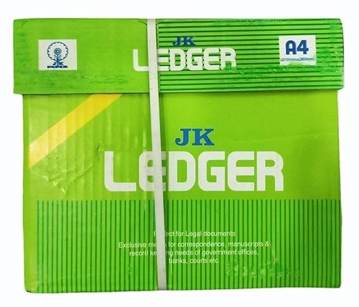 JK Ledger Copier Paper A4 90 Gsm (Light Green Colour)
