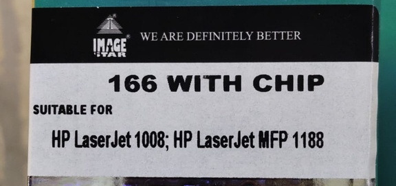 Compatible Laser Toner Cartridge 166A with Chip