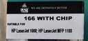 Compatible Laser Toner Cartridge 166A with Chip