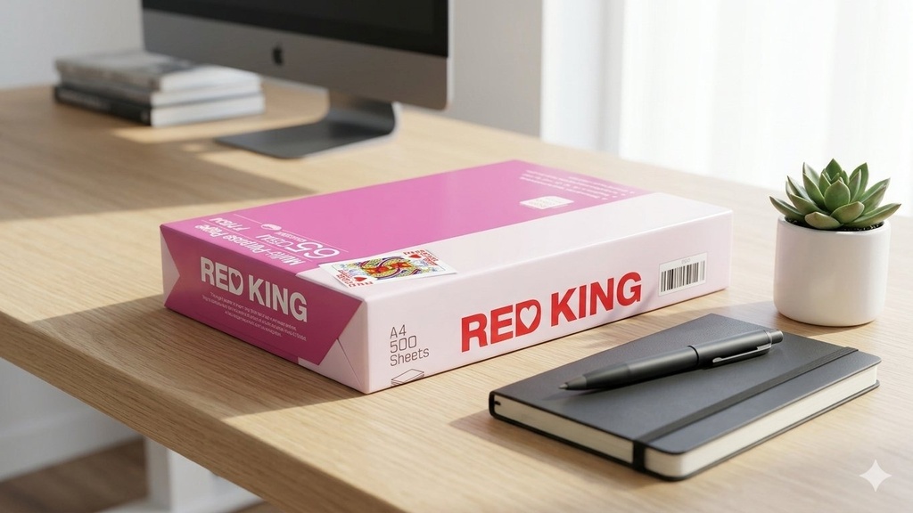Redking Copier Paper A4 65 Gsm White Colour