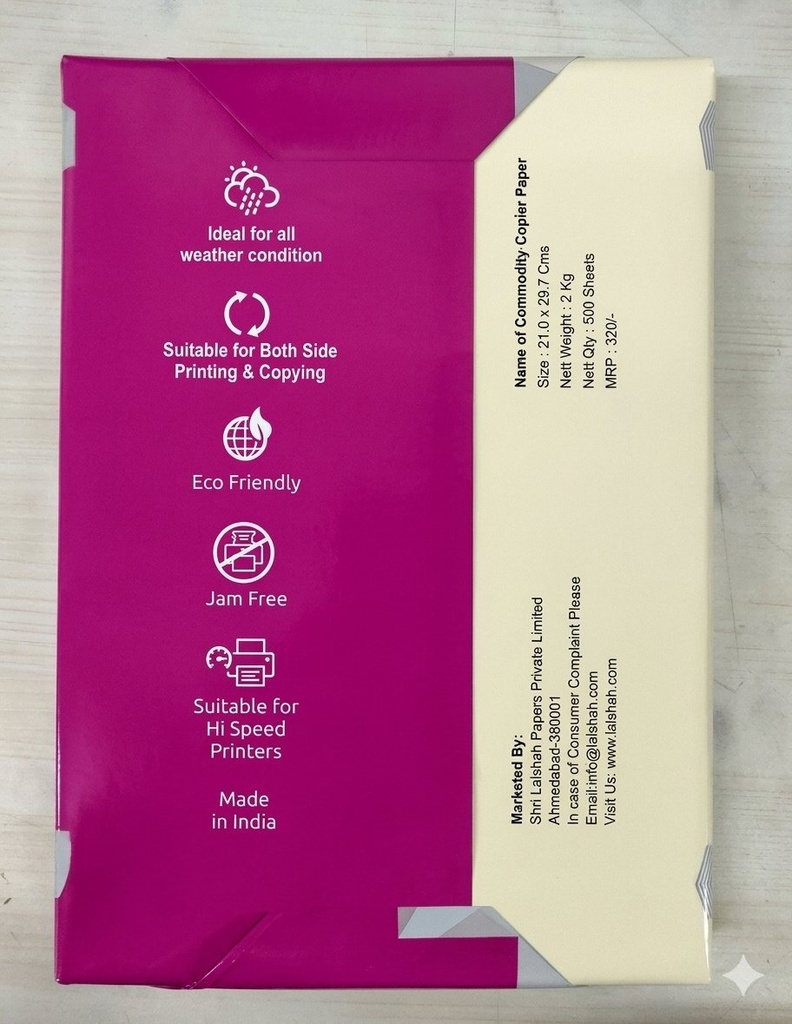 Redking Copier Paper A4 65 Gsm White Colour