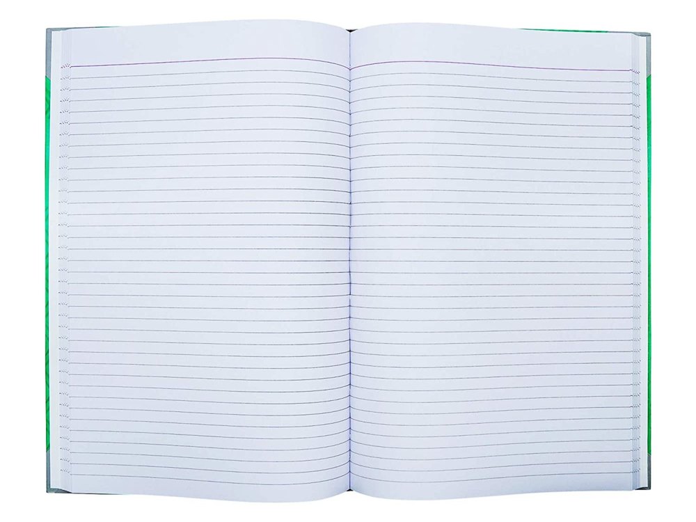 White Register 4 Quire Single Line Ruled (Pack Of 5)