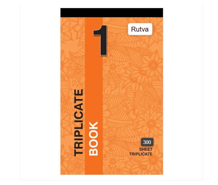 Triplicate Book No.1  (Pack Of 5)