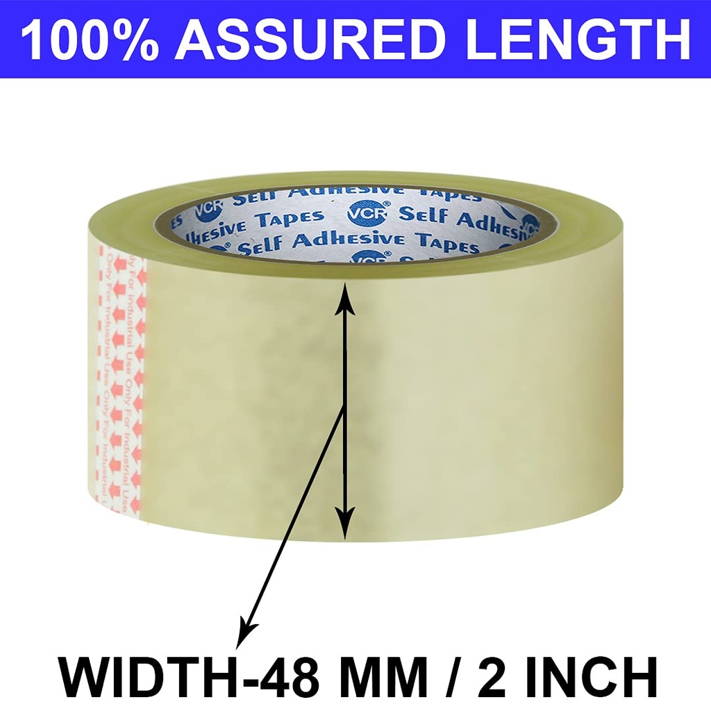 Redking Transparent Cello Tape 2 Inch 48mmX36Meter (Pack of 6)
