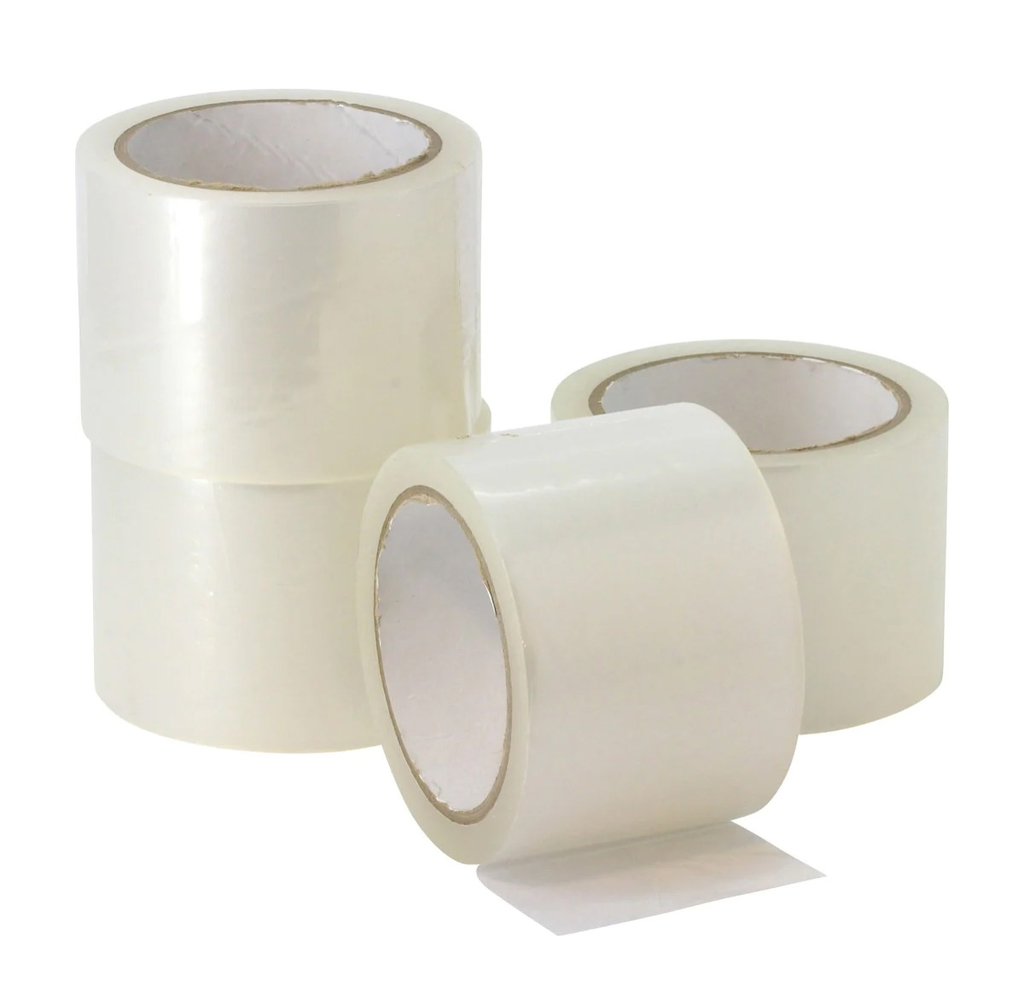 Redking Transparent Cello Tape 3 Inch 72mm x 36 Meter (Pack of 4)