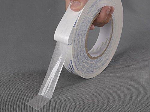 Kansuee Tissue Tape Double Side 0.5 Inch 12mm x 10 Meter (Pack Of 12)