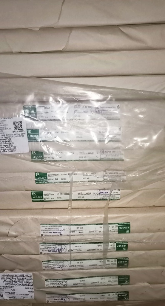 JK Ledger 20x30 13.6 Kg 70 Gsm