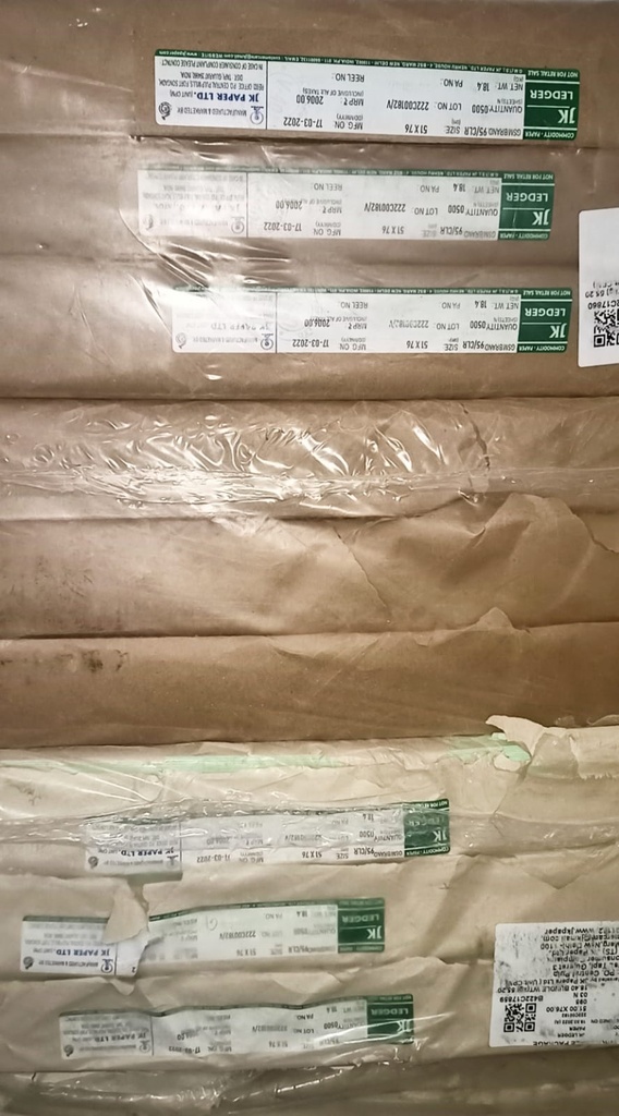 JK Ledger 20x30 18.4 Kg 95 Gsm