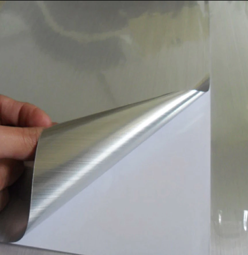 Silver Paper Sticker 20x30 (Pack Of 50 Sheets)
