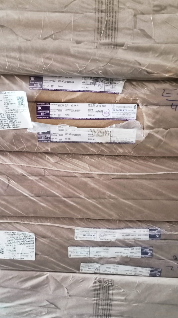 J K Lucky Parchment 23x36 21.3 Kg 80 Gsm