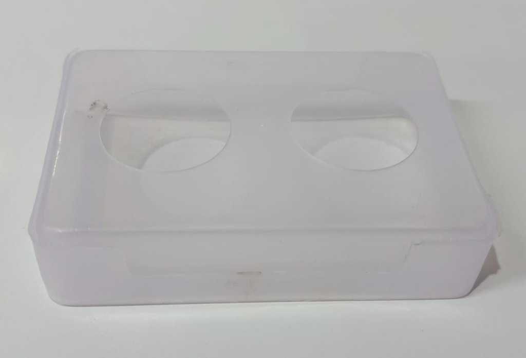 Plastic Dubby- Ivory-Pack Of 20
