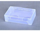 Plastic Transparent Visiting Card Holder Box (Pack Of 20)