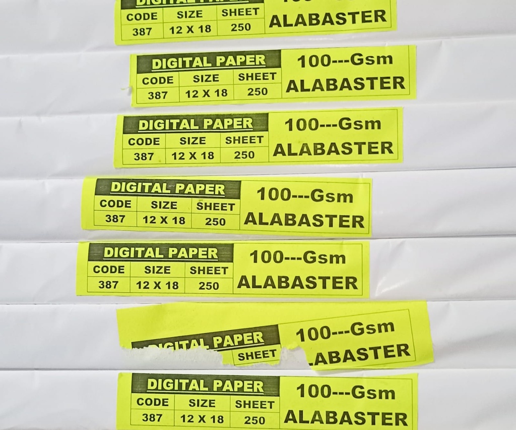 12X18 100 Gsm Alabaster