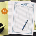 Project Paper A4 One Side Ruled Paper Plain (Pack of 100)