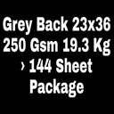 Grey Back 23x36 250 Gsm 19.3 Kg