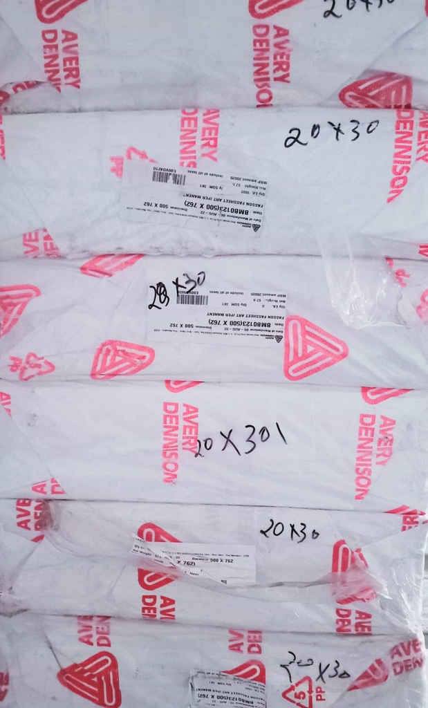 Avery Dennison Sticker 20x30 (50x76.2 Cms)