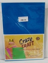 Pastel Colour Paper Double Sided, A4 Size, 80 Gsm, Firozi Colour, (Pack Of 100) Use for Arts / Crafts & Printing. 