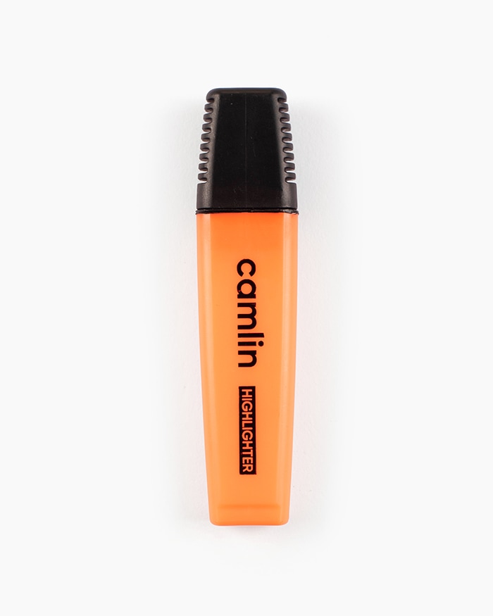 Camlin Highlighter Marker Pen Orange (Pack Of 10)