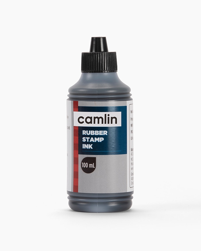 Camlin Stamp Pad Ink Black-100 ml
