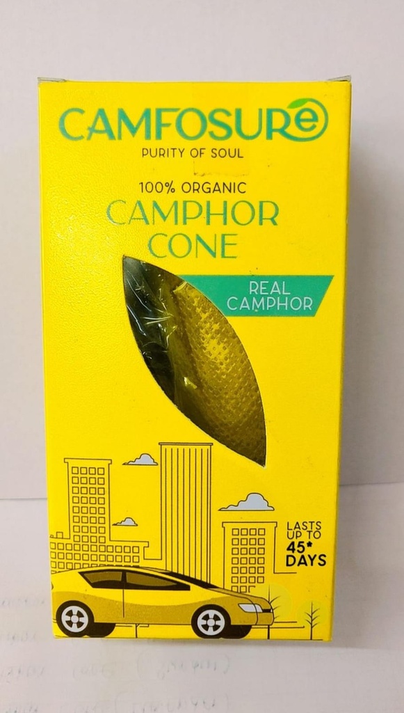 Camphor Cone (Real Camphor) Air Freshener & Mosquito Repellent