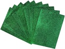 Glitter Foam Sheet A4 Dark Green Colour 1.75mm Thickness (Pack Of 10)