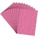Glitter Foam Sheet A4 Pink Colour 1.75mm Thickness (Pack Of 10)