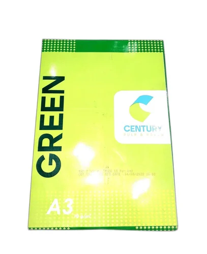 Century Green Copier Paper, A3 Size, 70 Gsm (500 Sheet,1 Ream) White Colour