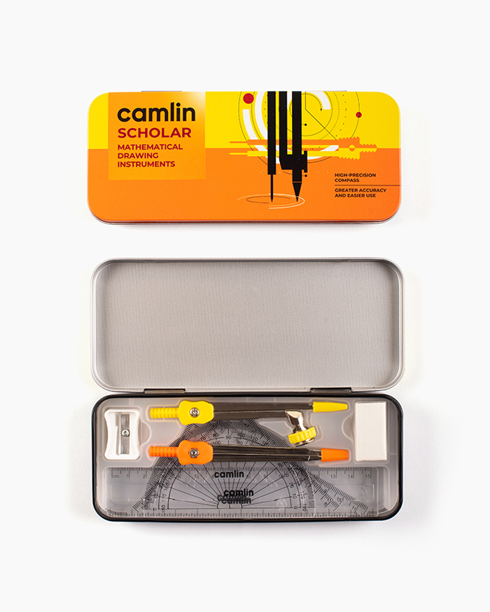 Camlin Scholar Geometry Compass Box