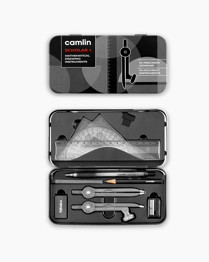 Camlin Scholar Plus Geometry Compass Box