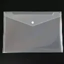 Vivid My Clear Bag Full Size A4 Transparent Plastic File Folder (Pack Of 20)