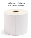Direct Thermal Barcode Label Roll 4x6 Inch (100mmx150mm / 1up) 400 Labels