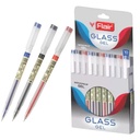 Flair Glass Gel Pen Red Colour (Pack Of 10)