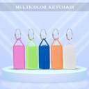 Omega Plastic Key Ring-Pack Of 50 (Keychain With Name Label Key Tags)