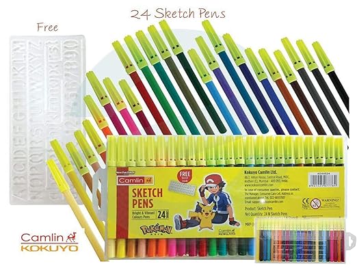 Camel Sketch Pens-24 Shades