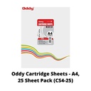 Oddy A4 Cartridge Sheet Plain Snow White 140 Gsm (Pack of 25)