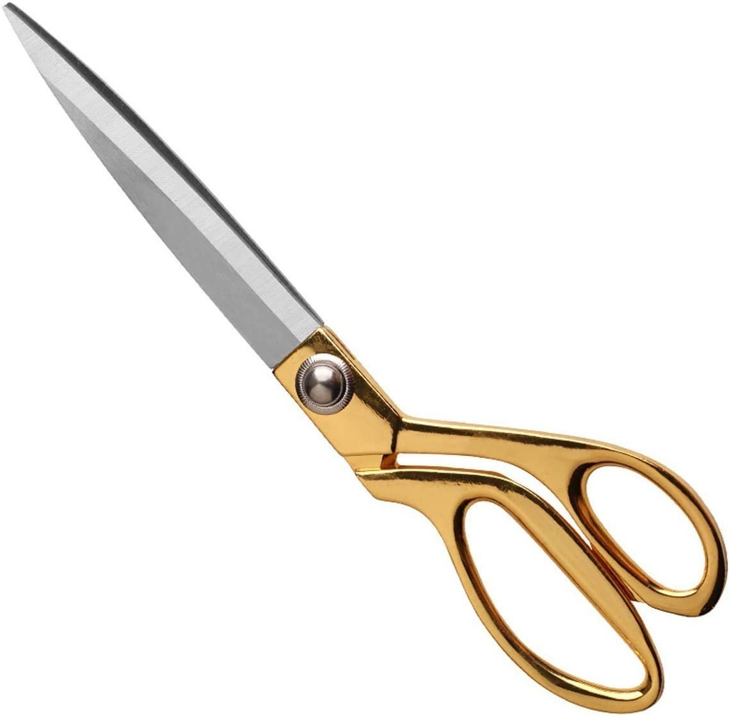 Infinity Tailor Scissors 9.5 Inch (INF-SC016) Gold Plated Stainless Steel