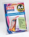 Kebica Appointment Stand, Oval Base Sign Holder Double Sided, A4 Size, L Shape Stand